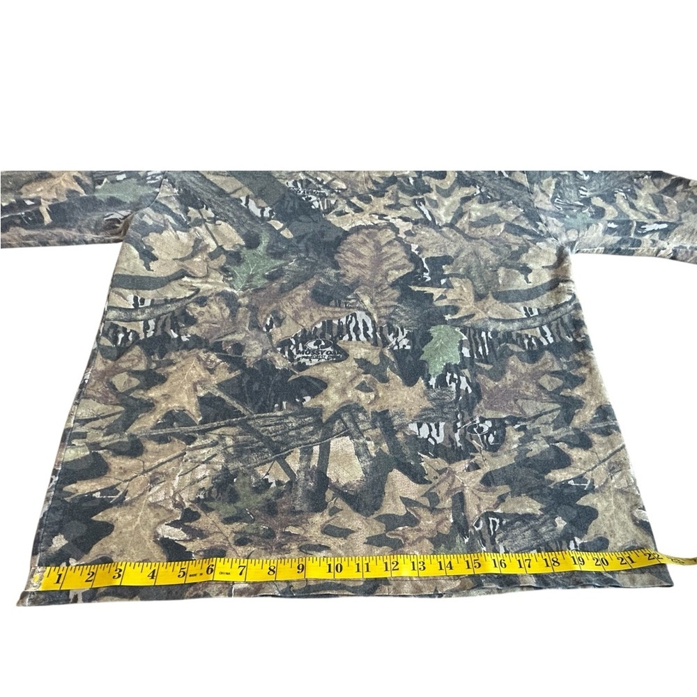 Vintage Mossy Oak Camo Long Sleeve Tee Mens L Faded Hunting Shirt - Picture 5 of 10
